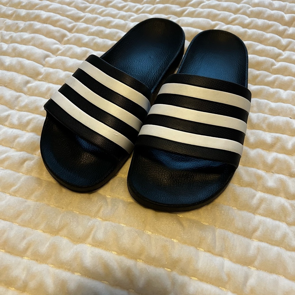 Adidas slides size 8..worn once